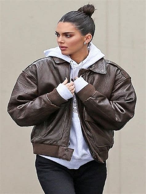 cappotto prada jenner|Kendall Jenner's Caped Leather Bomber Is From .